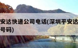 深圳平安达快递公司电话(深圳平安达快递公司电话号码)