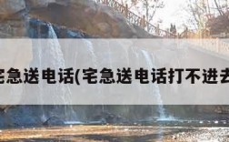 宅急送电话(宅急送电话打不进去)