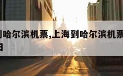 上海到哈尔滨机票,上海到哈尔滨机票查询9月22日