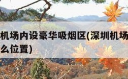 深圳一机场内设豪华吸烟区(深圳机场内吸烟区在什么位置)