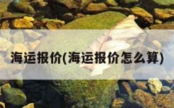 海运报价(海运报价怎么算)