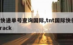 tnt快递单号查询国际,tnt国际快件查询track