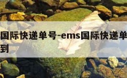 ems国际快递单号-ems国际快递单号查询不到