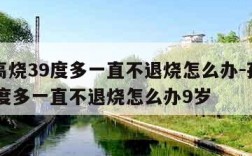 孩子高烧39度多一直不退烧怎么办-孩子高烧39度多一直不退烧怎么办9岁