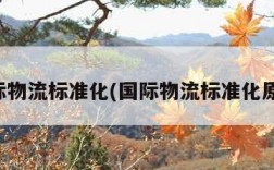 国际物流标准化(国际物流标准化原则)