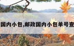 邮政国内小包,邮政国内小包单号查询邮