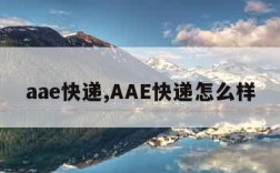 aae快递,AAE快递怎么样