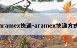 aramex快递-aramex快递方式